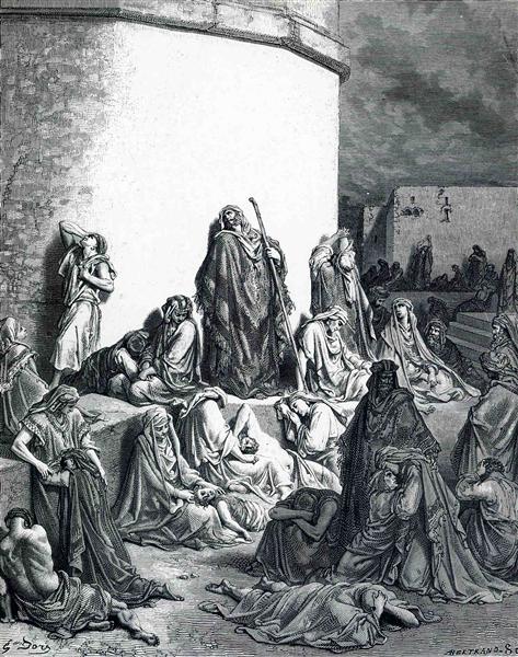 People Mourn over the Destruction of Jerusalem - Gustave Doré