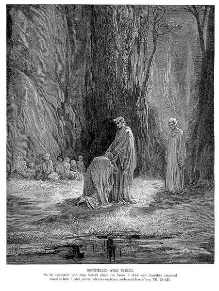 Sordello and Virgil - Gustave Dore - WikiArt.org