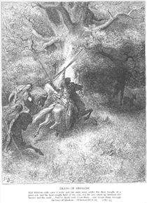 A Morte de Absalão - Gustave Doré