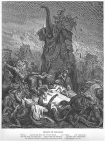 A Morte de Eliézer - Gustave Doré