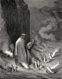 The Inferno, Canto 19 - Gustave Doré
