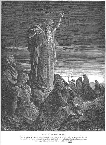 The Prophet Ezekiel - Гюстав Доре