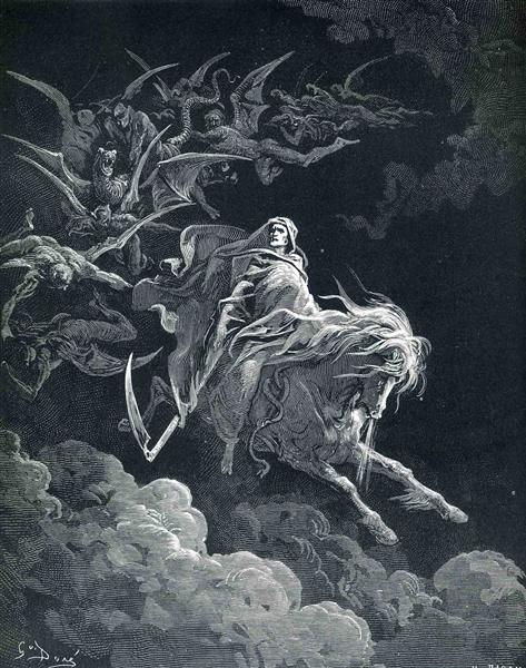 Видение смерти, c.1868 - Гюстав Доре