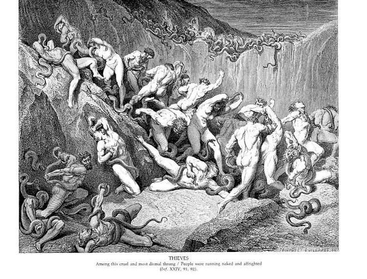 Ladrões - Gustave Doré