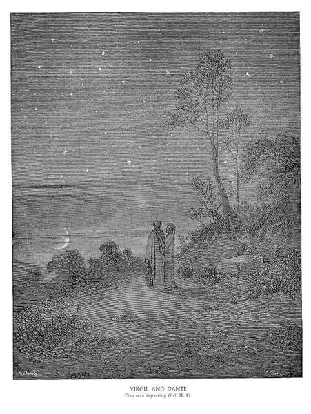 Virgil and Dante - Gustave Dore - WikiArt.org