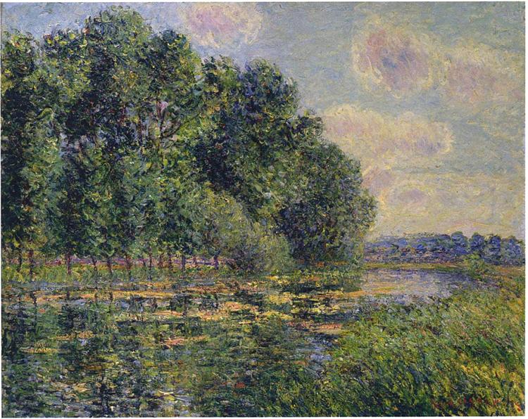 By the Eure River in Summer, 1902 - Gustave Loiseau