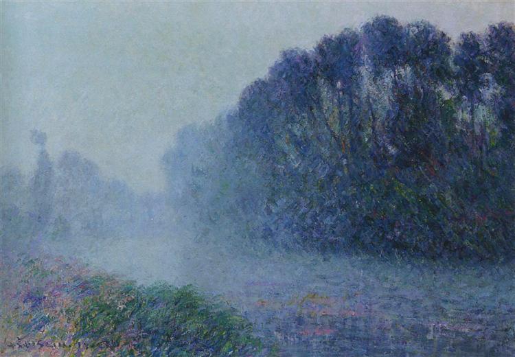 By the Eure River   Mist Effect, 1905 - Гюстав Луазо