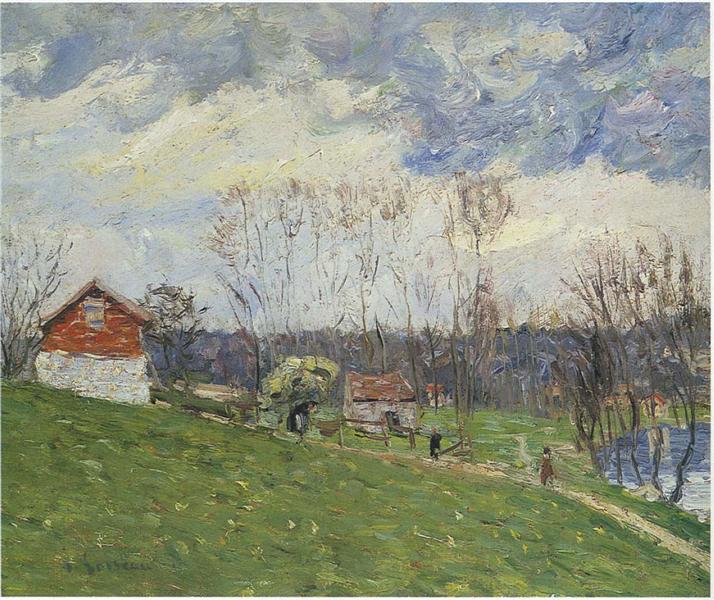 Landscape with House, 1910 - Гюстав Луазо