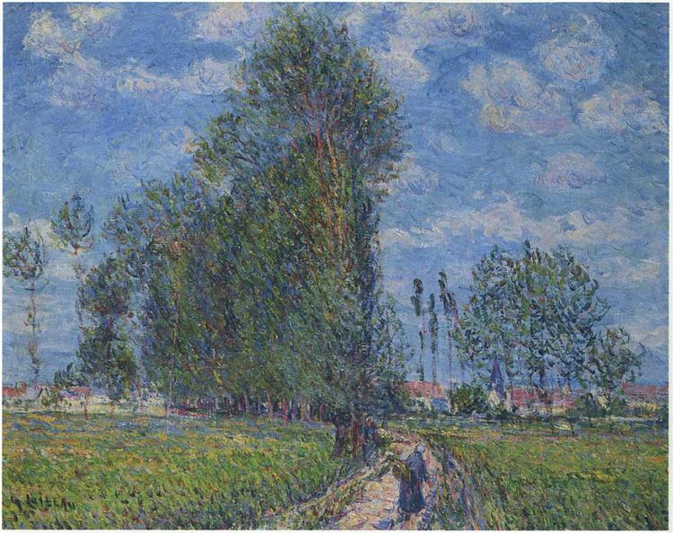 Path near Saint Cyr Vaudreuil, 1900 - Гюстав Луазо