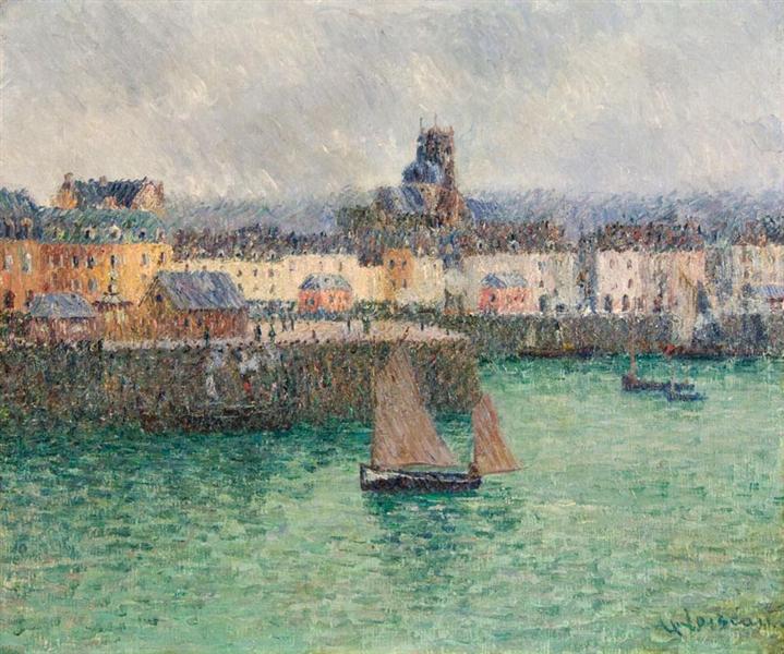 Port of Dieppe - Gustave Loiseau