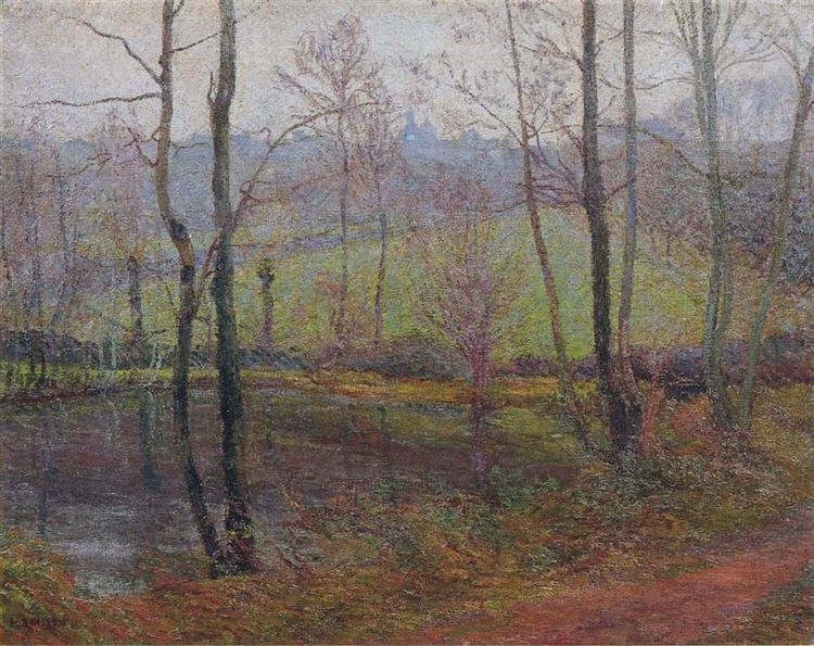 Wooded Landscape - Gustave Loiseau