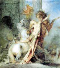 Diomedes Devoured by his Horses - Гюстав Моро