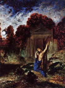 Orpheus at the Tomb of Eurydice - Gustave Moreau
