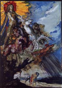Phoebus and Boreas - Gustave Moreau