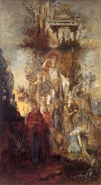 Les Muses quittent Apollon, leur père, pour aller éclairer le monde - Gustave Moreau