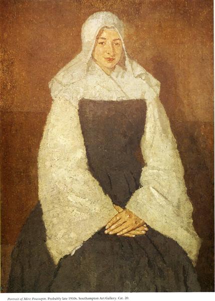 Mother Marie Poussepin, c.1915 - c.1920 - Gwen John