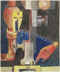 Study for Man and Machine - Hannah Hoch