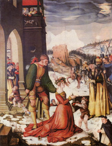 Отсечение головы Святой Дорофеи, 1516 - Ханс Бальдунг