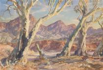 Flinders Ranges landscape - Hans Heysen