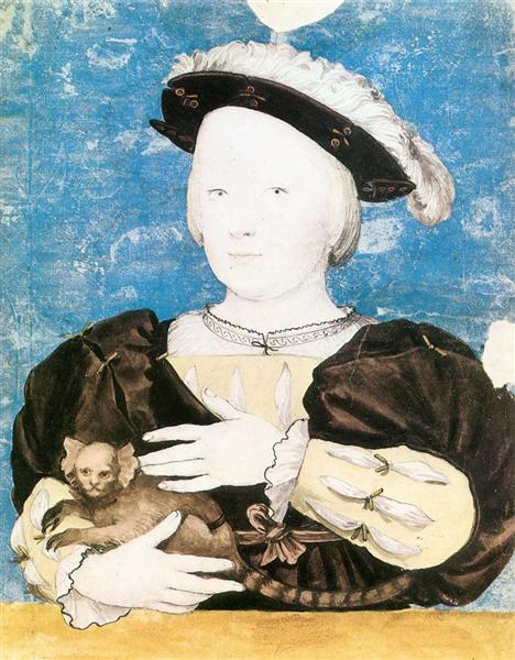 Edward, Prince of Wales, with Monkey, c.1541 - Ганс Гольбейн Младший