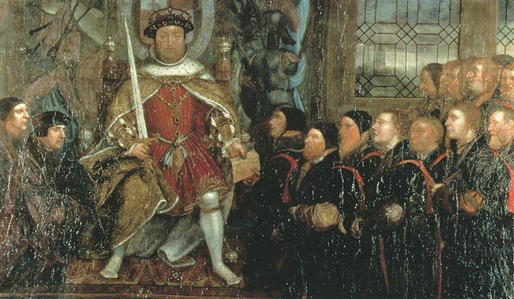 Henry VIII and the Barber Surgeons, c.1543 - Hans Holbein el Joven