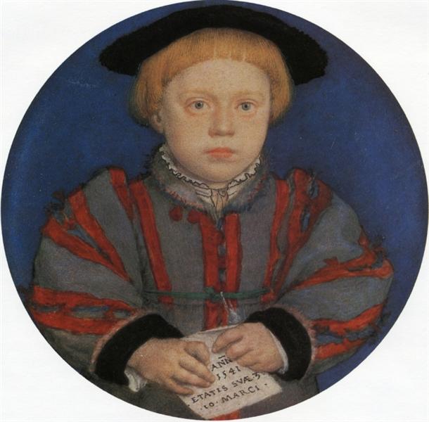 Portrait of Henry Brandon, 1541 - Hans Holbein, o Jovem