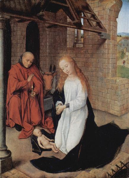 Nascimento de Cristo, c.1470 - Hans Memling
