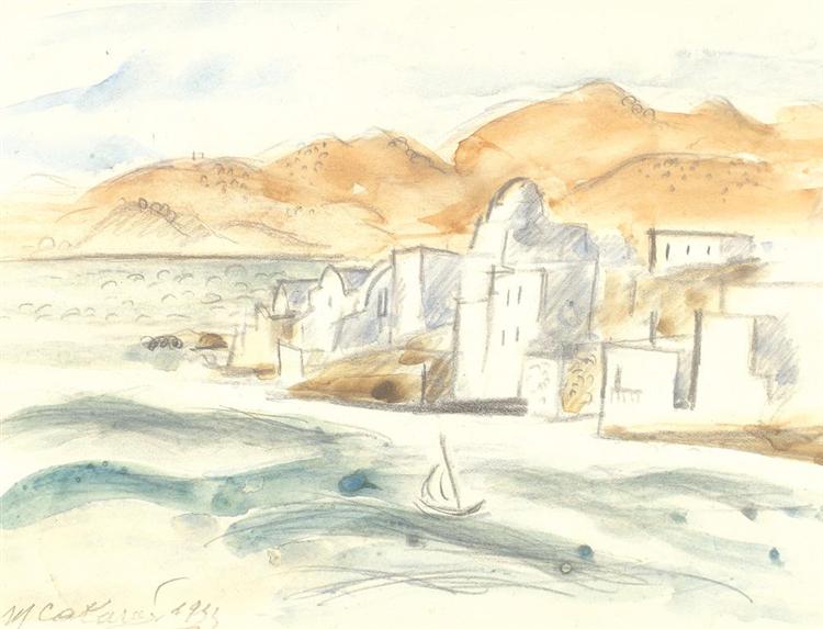 Moroccan Port, 1933 - Генри Катарджи