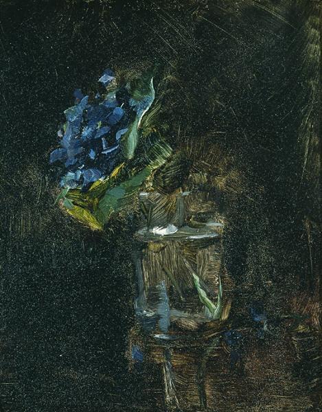 Bouquet of Violets in a Vase, 1882 - 亨利·德·土魯斯-羅特列克
