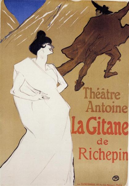 The Gypsy, 1899 - Анри де Тулуз-Лотрек