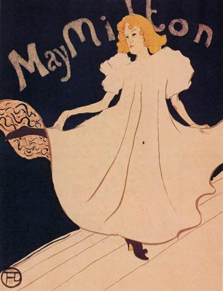 May Milton, 1895 - Анри де Тулуз-Лотрек
