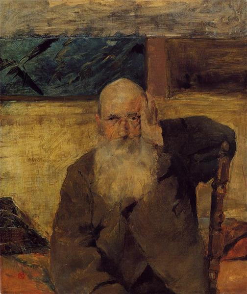 Old Man at Celeyran, 1882 - Henri de Toulouse-Lautrec