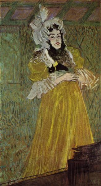 Portrait of Miss May Belfort, c.1880 - 1890 - Henri de Toulouse-Lautrec