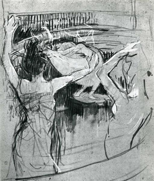 The Ballet Papa Chrysanth me, 1892 - Анри де Тулуз-Лотрек