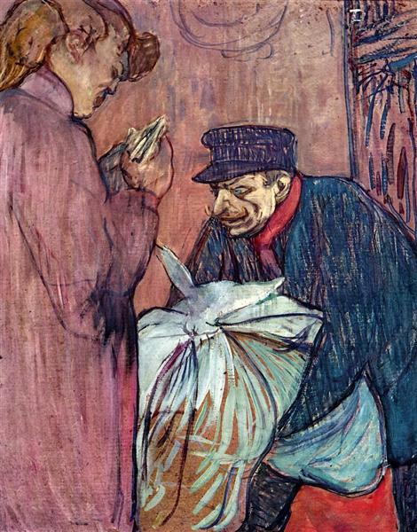 Henri de Toulouse-Lautrec Le blanchisseur de la maison 