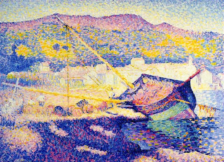 The Blue Boat, 1899 - Henri-Edmond Cross
