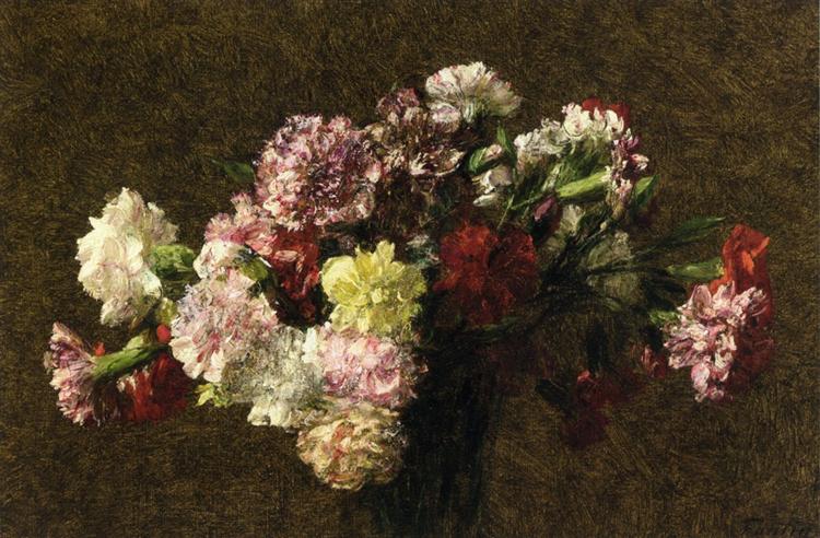 Carnations, c.1902 - Анри Фантен-Латур