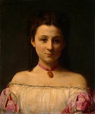 Mademoiselle de Fitz James, 1867 - Анрі Фантен-Латур