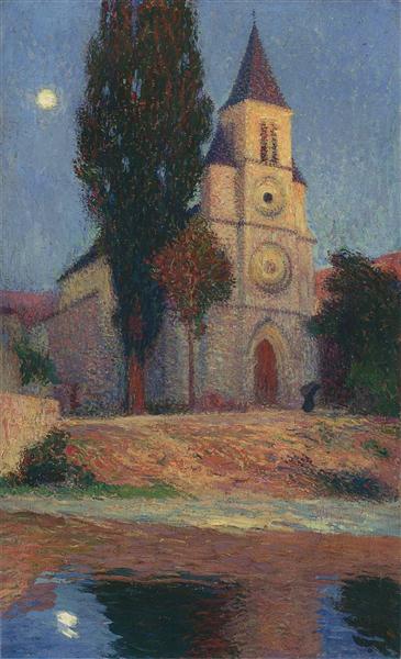 Church by the River - Henri Martin