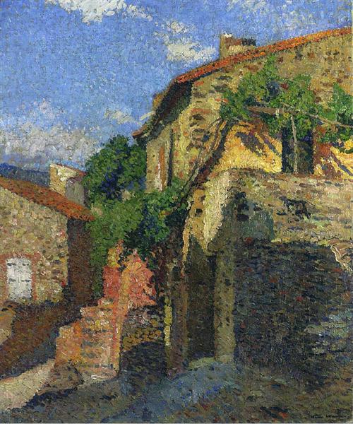 Houses at Collioure - Henri Martin