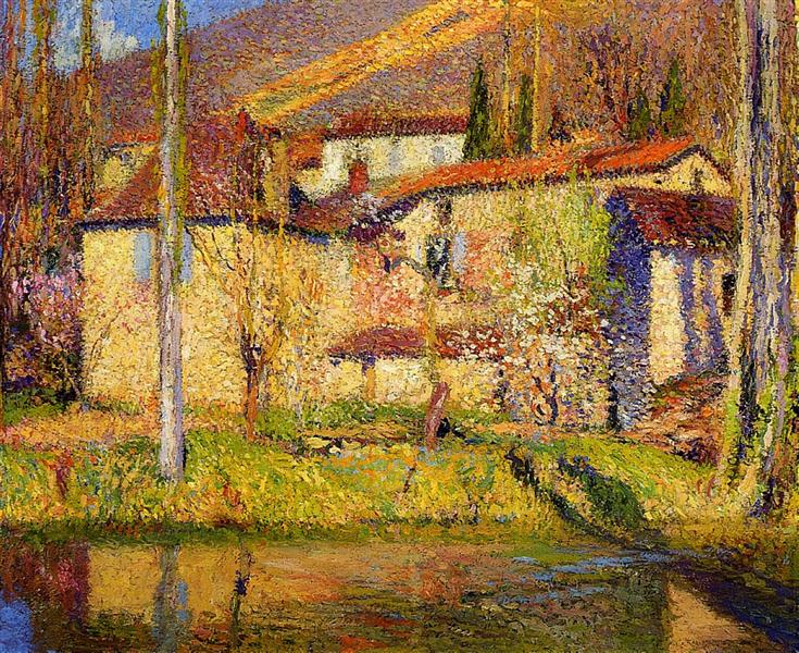 Landscape near Toulouse, 1910 - Анрі Мартен