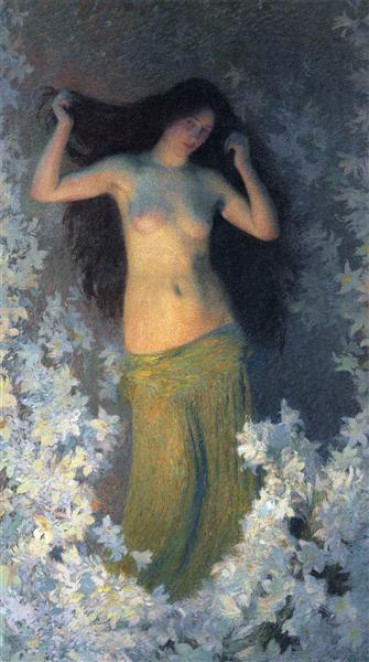 The Beauty, c.1900 - Анрі Мартен