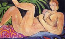 A Nude with her Heel on her Knee - Henri Matisse