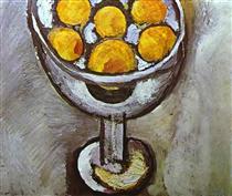 A vase with Oranges - 馬蒂斯