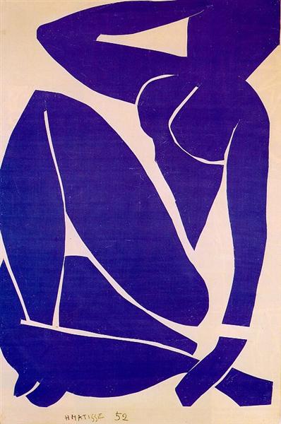 Blue Nude III, 1952 - Henri Matisse