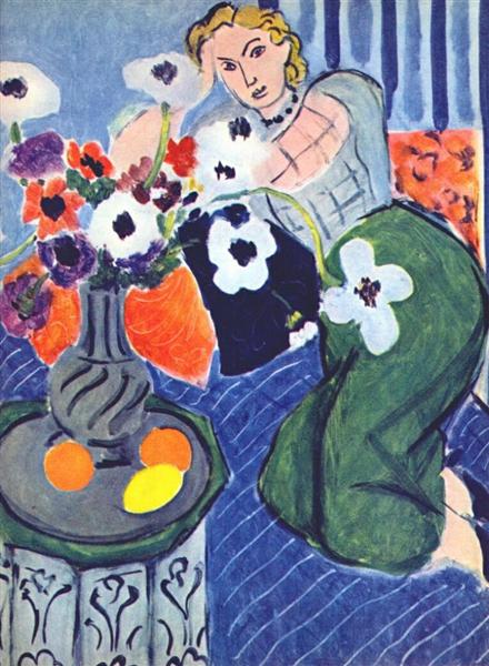 Odalisque, Blue Harmony, 1937 - Henri Matisse