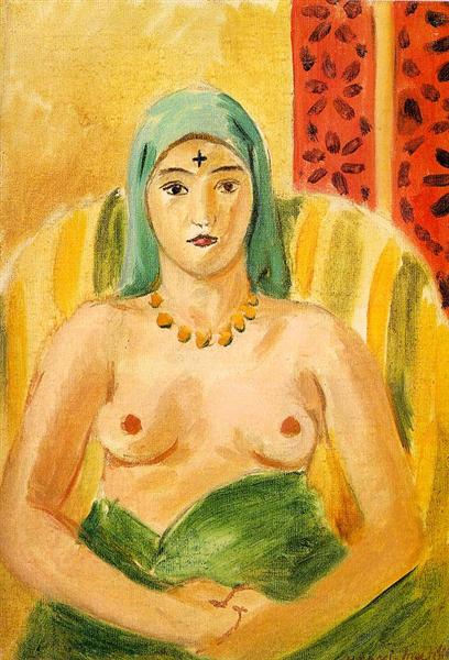 Odalisque, Half-Length (The Tatoo), 1923 - Henri Matisse