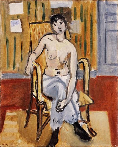 Seated Figure, Tan Room, 1918 - Henri Matisse
