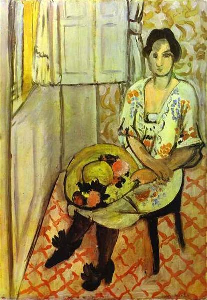 Сидяча жінка, 1919 - Анрі Матісс
