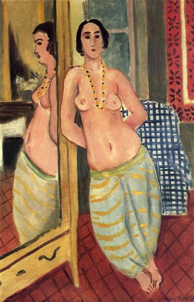 Standing Odalisque Reflected in a Mirror, 1923 - Анри Матисс